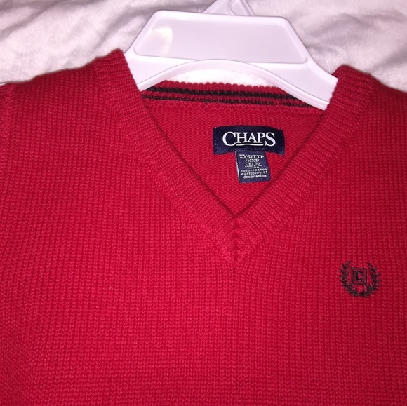 Chaps V neck sweater vest - Picture 4 of 5